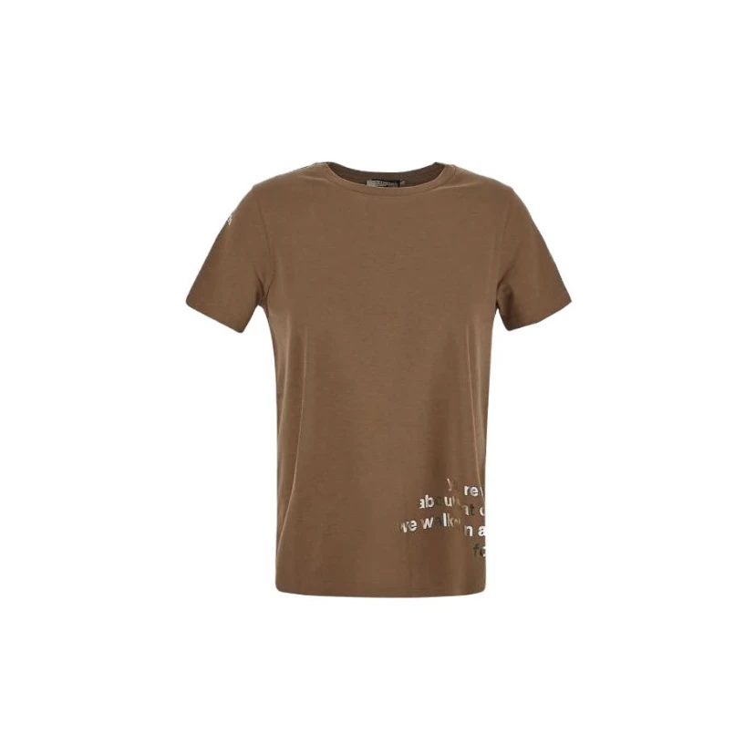 【告白穿搭】奢邦/S MAX MARA Aris系列 字母印花圆领短袖T恤
