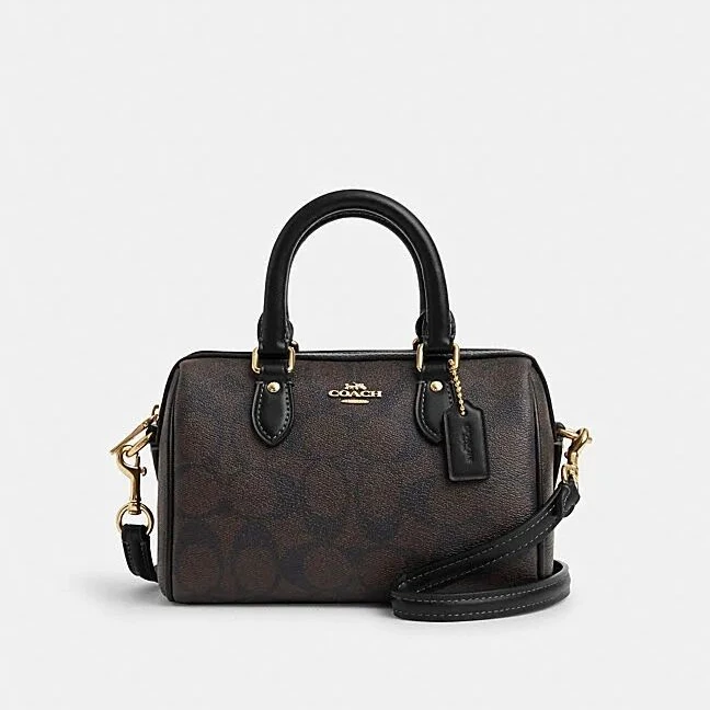 COACH/蔻驰 24年新款Rowan迷你经典波士顿水桶女CS183 17.5*12*10