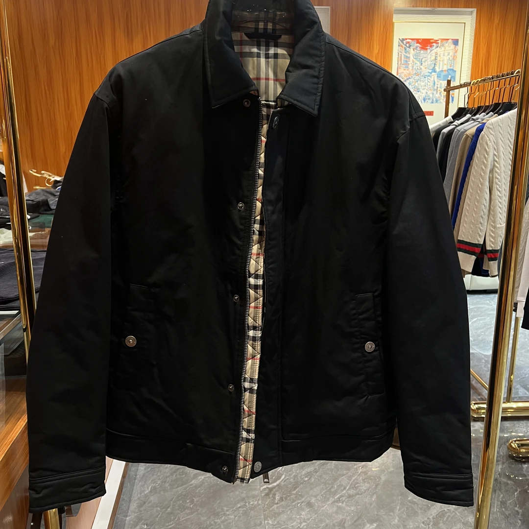 时尚休闲商务百搭潮流棒球领棉服6601