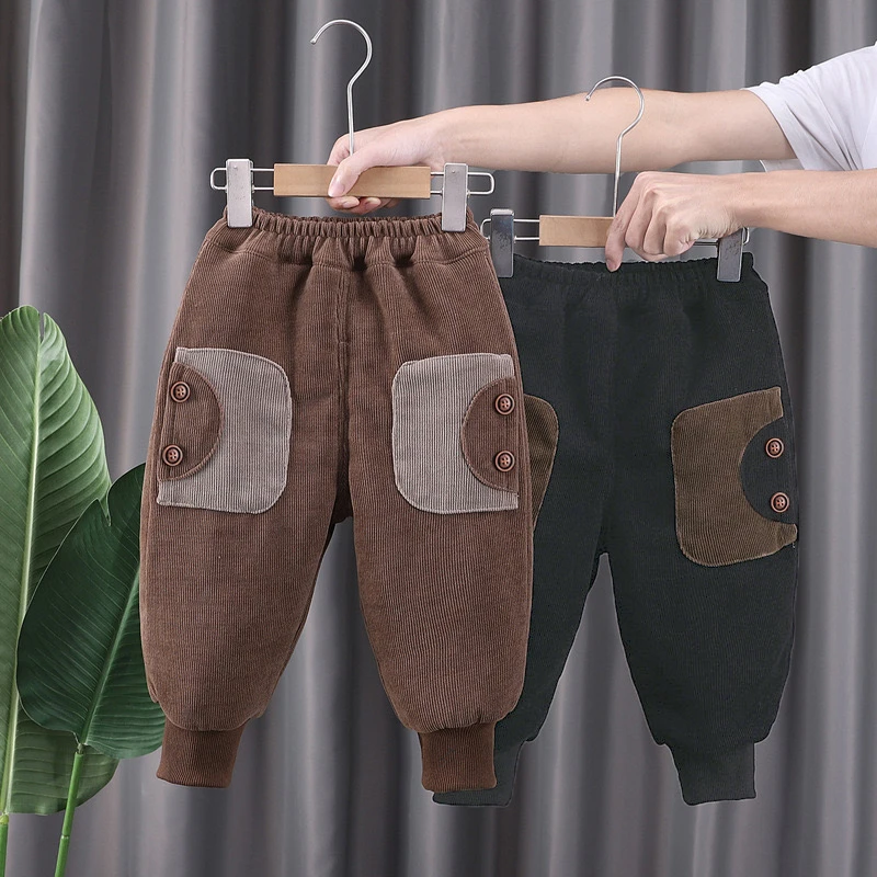 【加厚棉裤】2023宝宝加绒加厚棉裤冬季婴幼儿童男童休闲裤超厚潮流