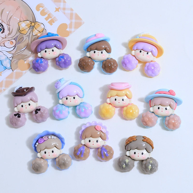 大号爆米花妹妹diy树脂配件高货对对碰