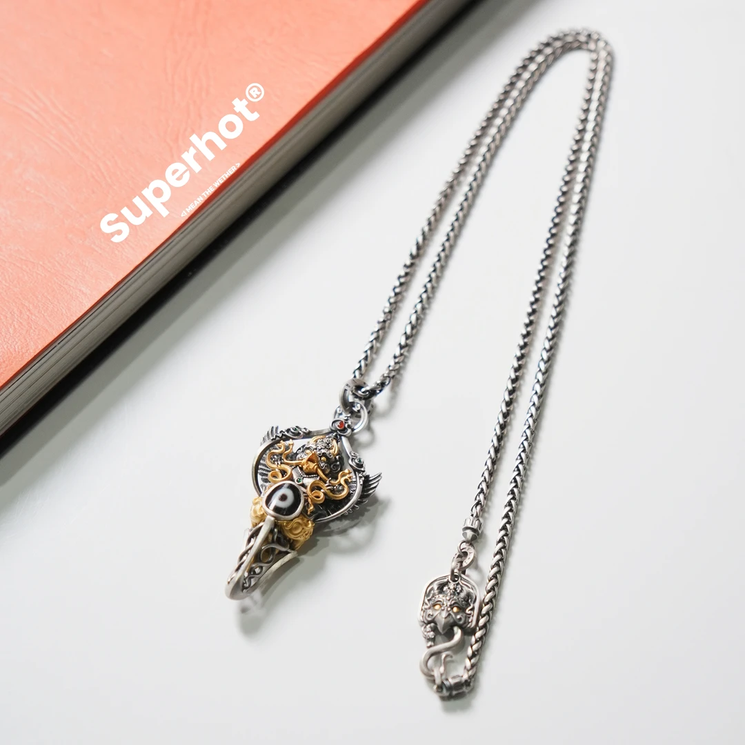 一眼镶嵌玛瑙珠珠项链（多样性发货）L116