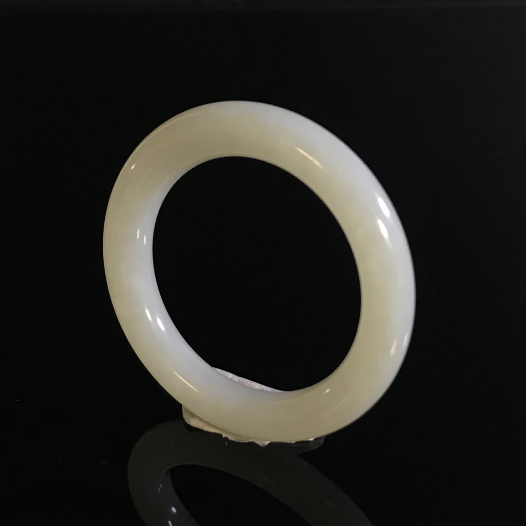 晚清民国和田玉文人环/HY436091/金玉良缘/槐荫山房