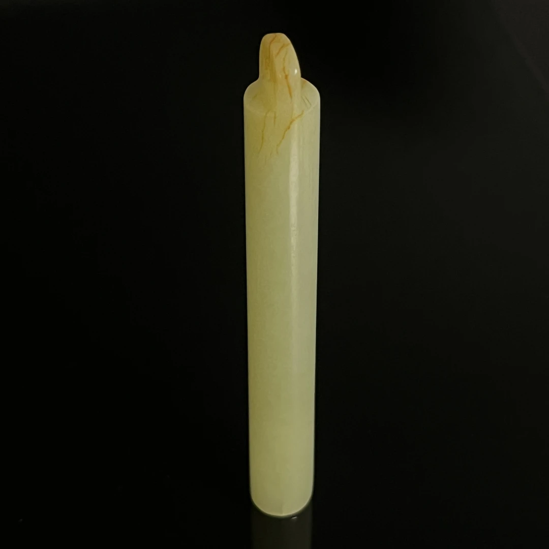 晚清民国和田玉翎管/506505/金玉良缘/槐荫山房