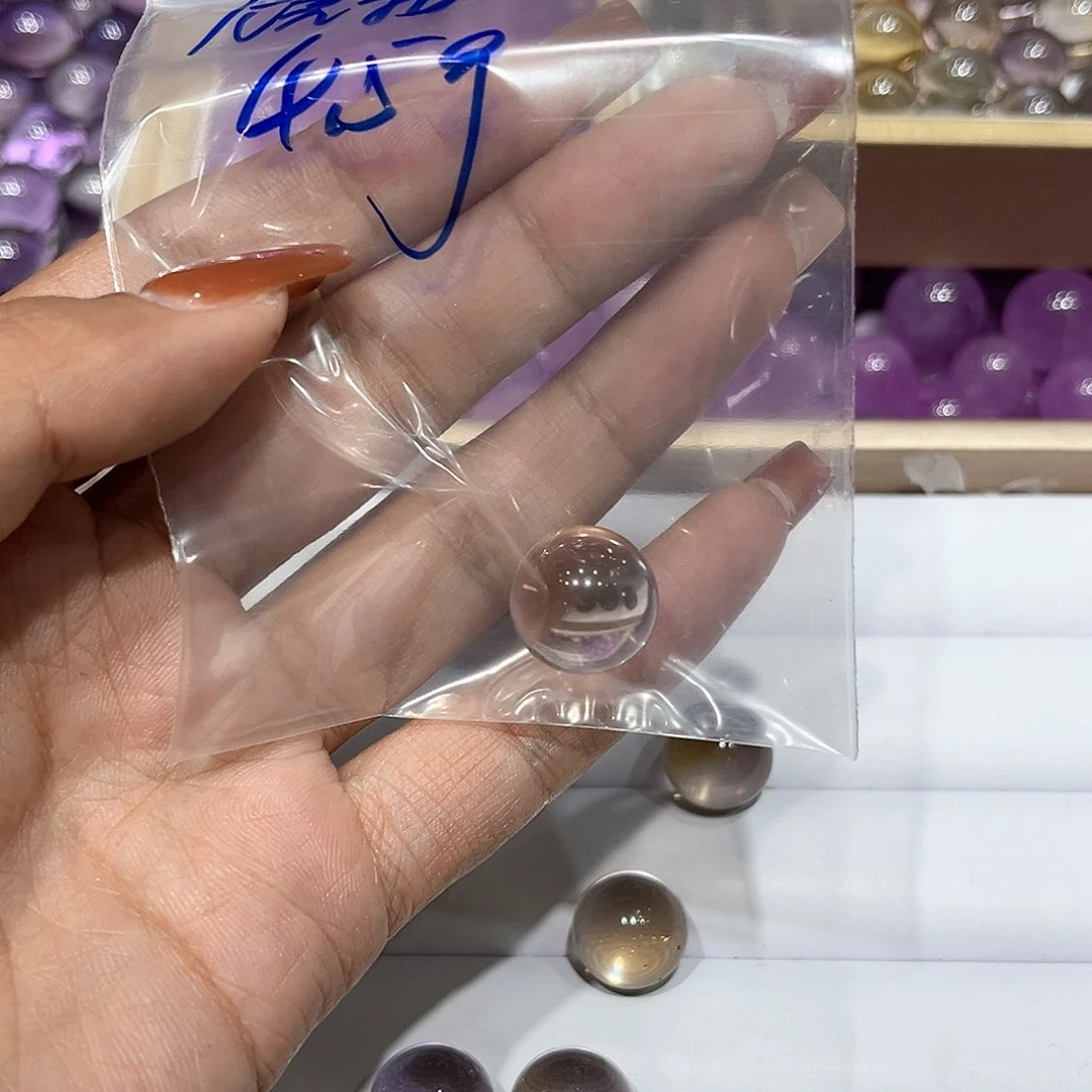 水晶颈饰未镶嵌镜*?紫黄1