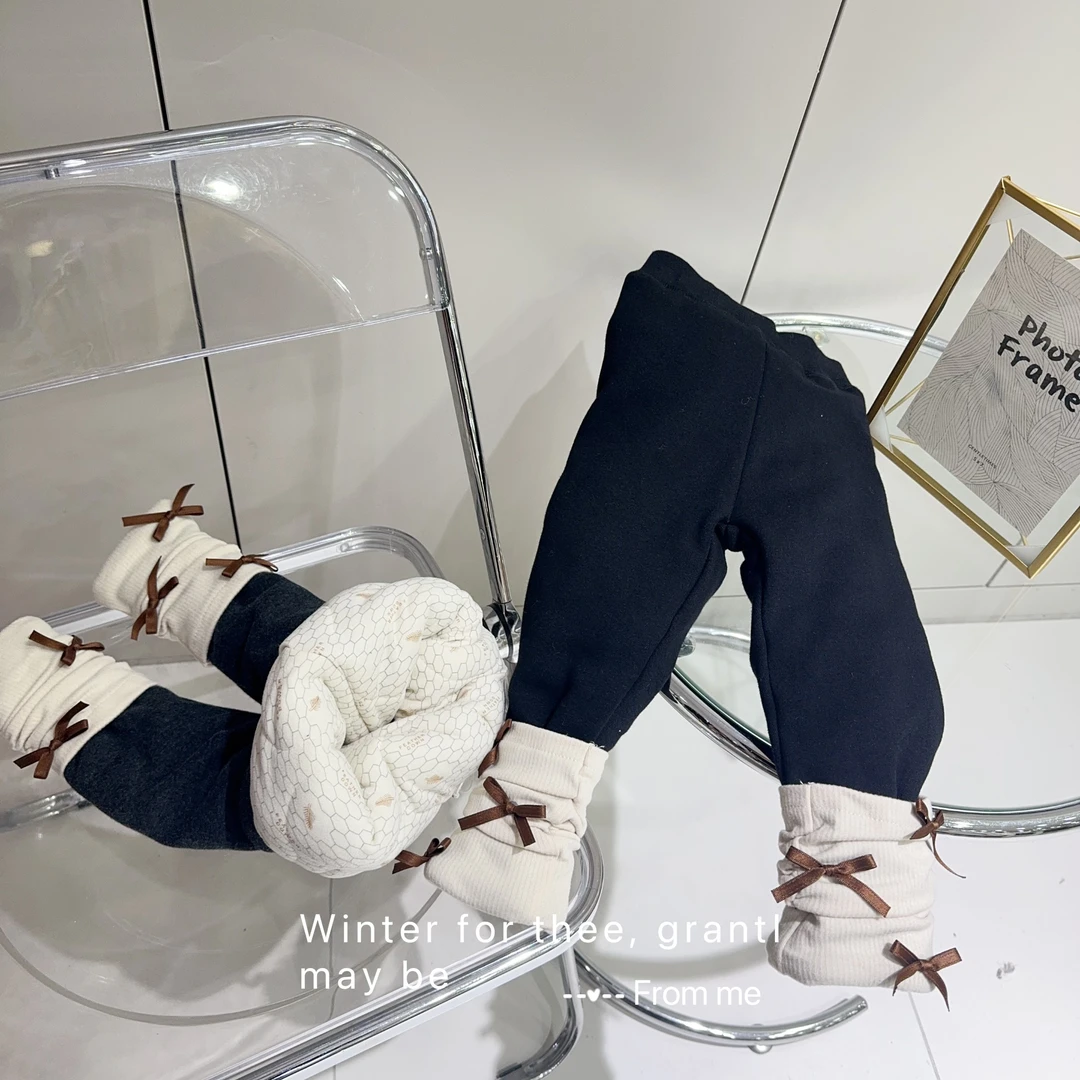 【温变阳离子+三层加厚+一条过冬】汤圆家童装2024年打底棉裤YA-380