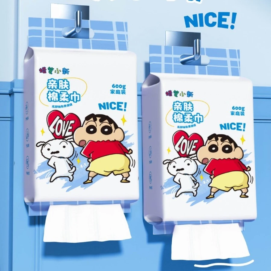 1-80蜡笔小新抽纸湿巾