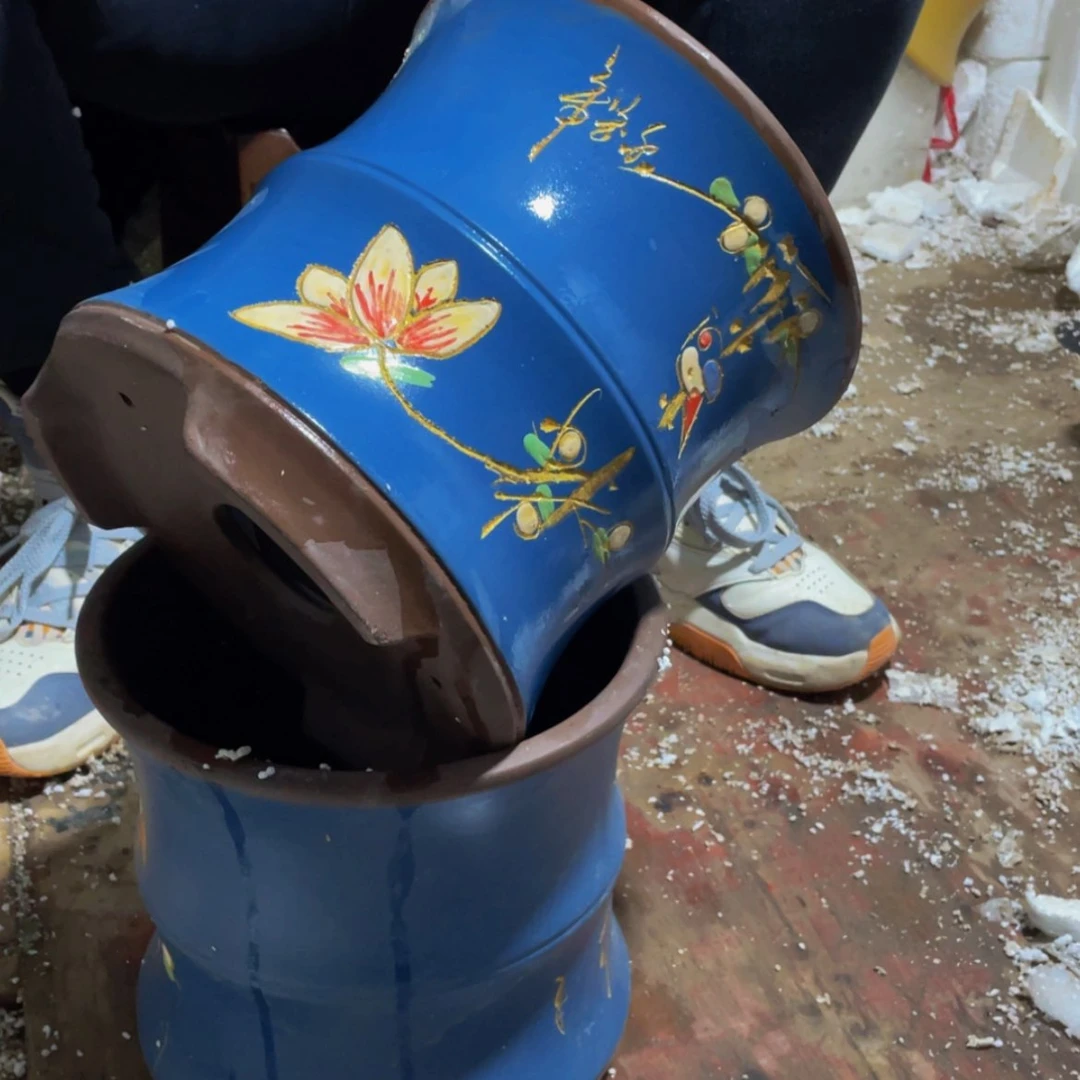 【闪购商品】紫砂花盆口19高21