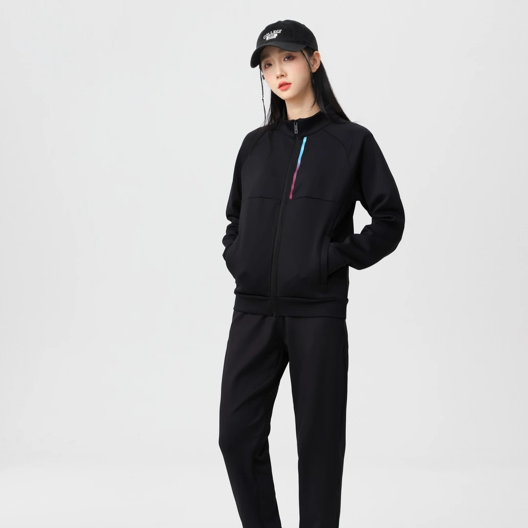 新款羽毛球运动韩版男女速干时尚运动外套套装