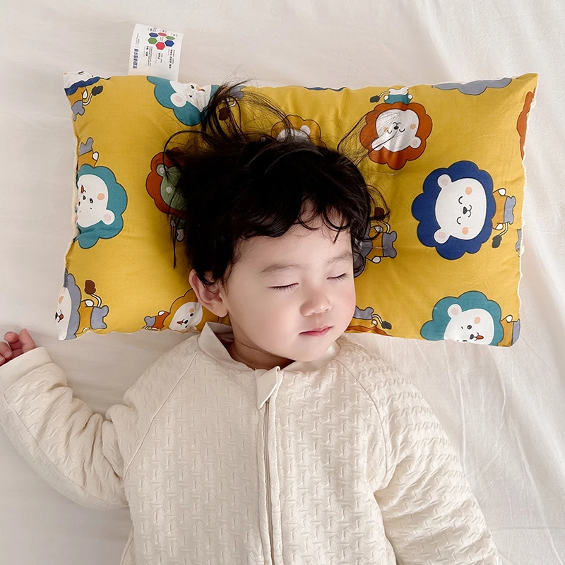 儿童枕头安抚豆豆枕宝宝幼儿园枕头正反两面学生枕头婴儿枕头枕芯