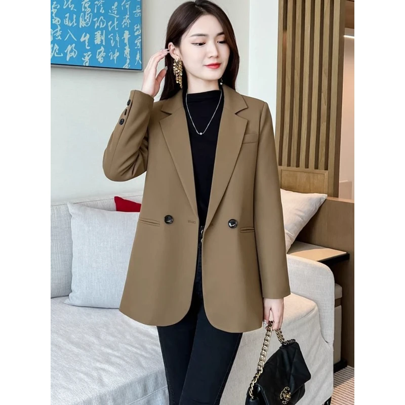 西装外套女春季2025新款小个子休闲百搭今年流行职业小西服外套