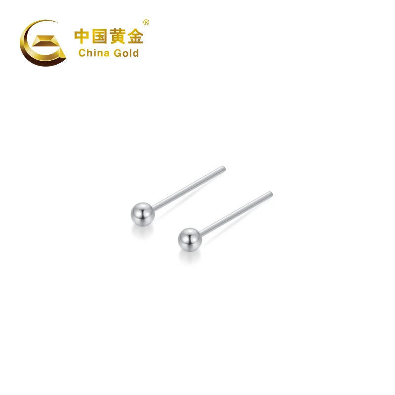 足银耳饰 银耳钉养耳棒(China GoId直播)