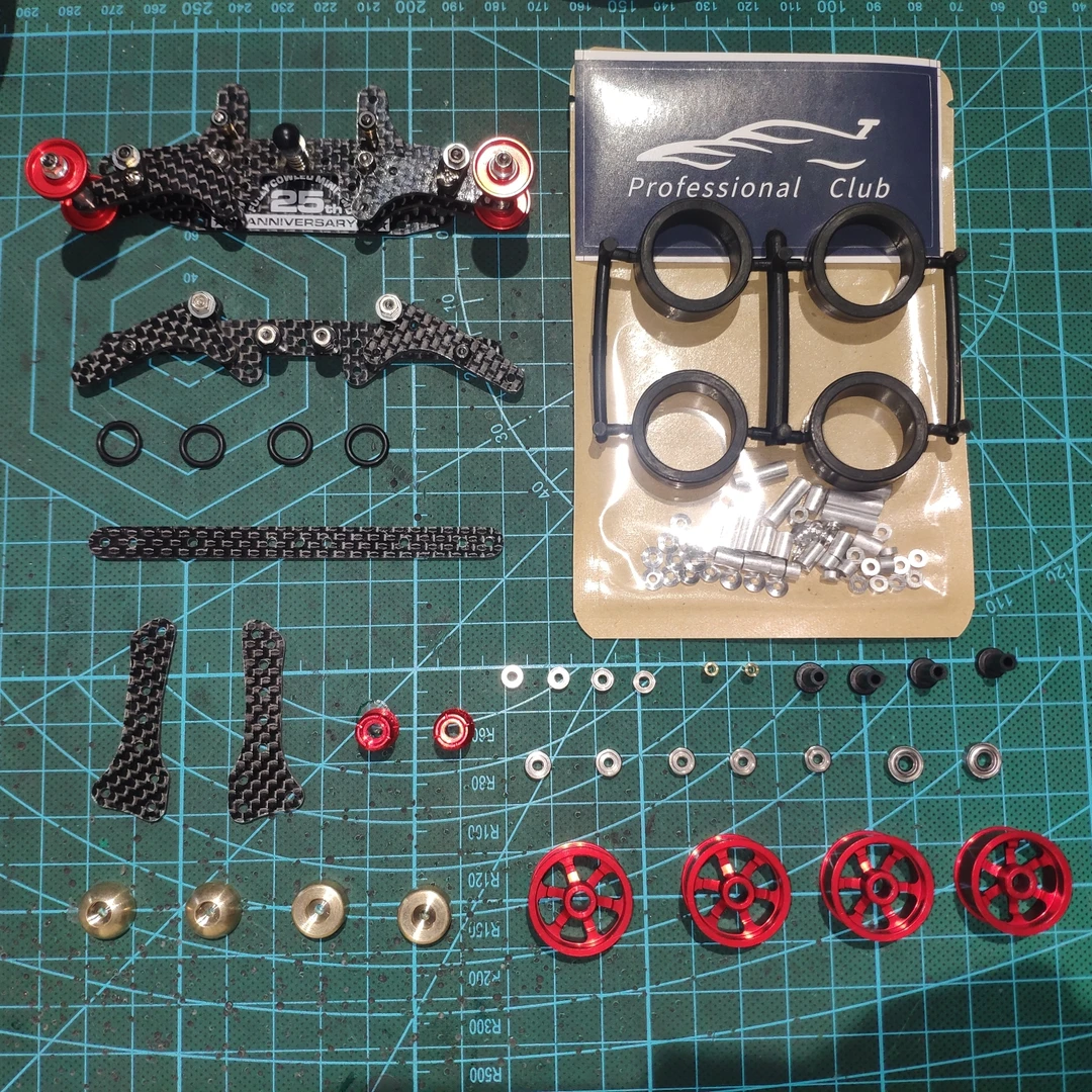 直播间改装套件2.0鱼头+AT后拉尾整套件（不含车）