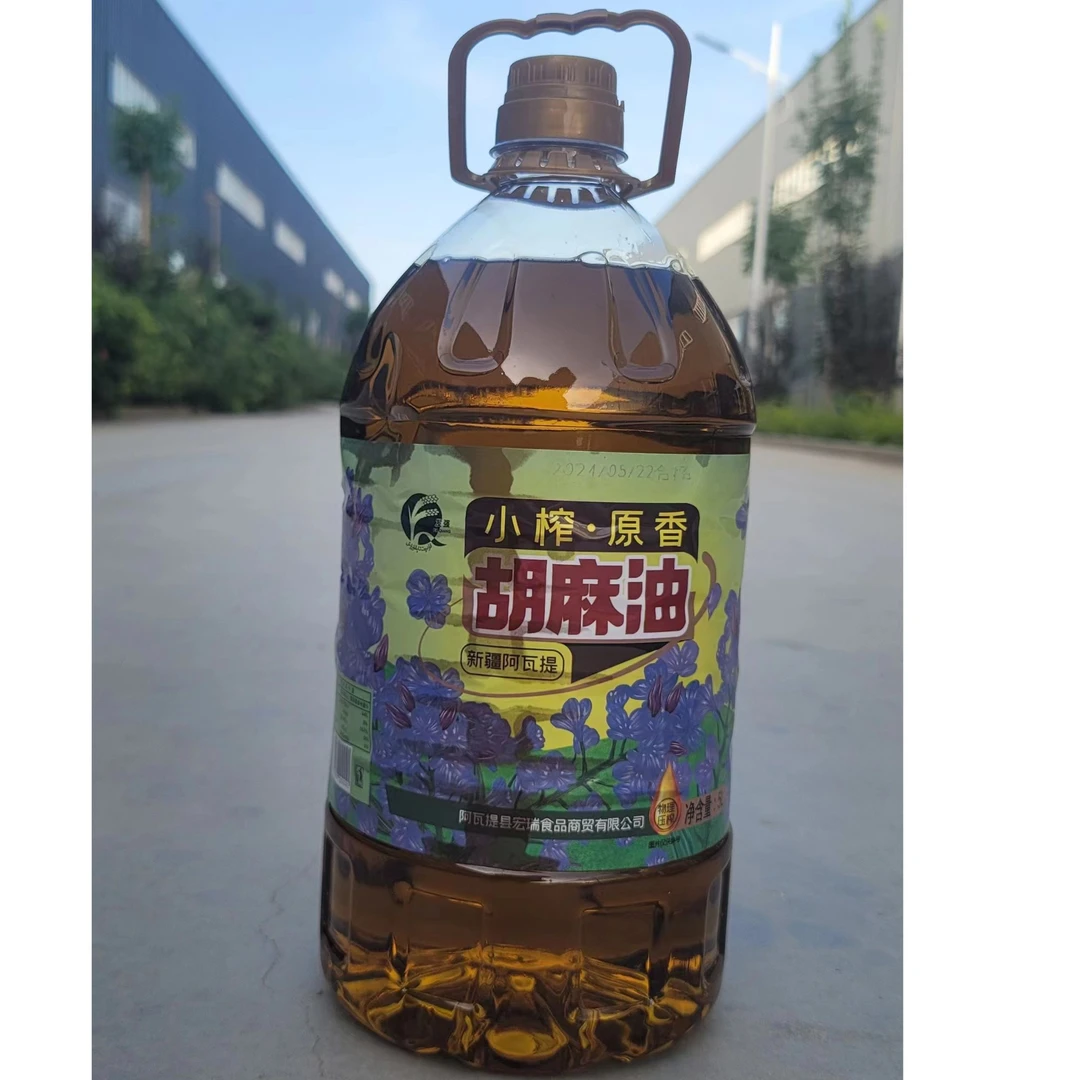 新疆阿克苏小榨原香胡麻油 5L
