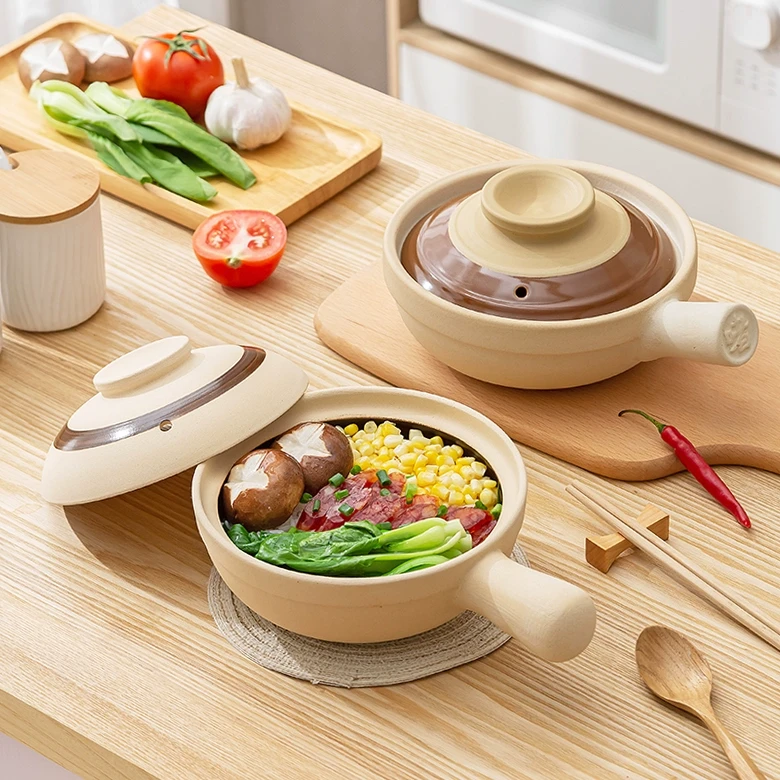 煲仔饭专用砂锅家用单柄老式迷你单把广式传统小号沙锅啫啫煲商用