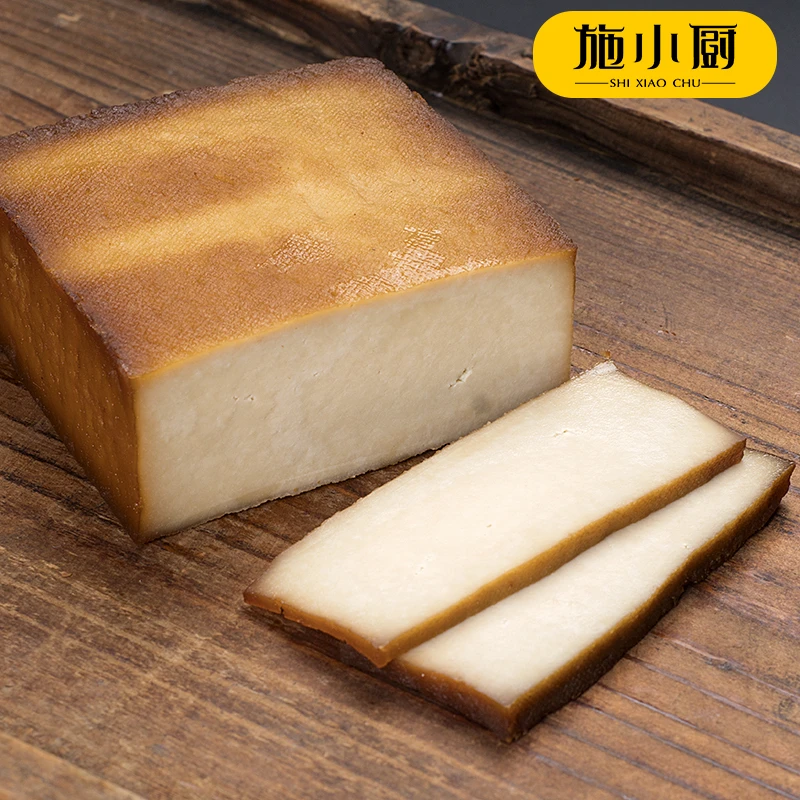 牙巴劲施小厨烟熏软豆干四川特产柴火香干小包装