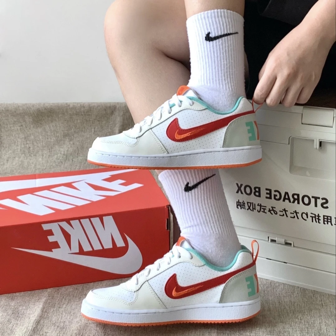 【断码清货】Nike/耐克 Court Borough GS低帮休闲板鞋FD4635-161