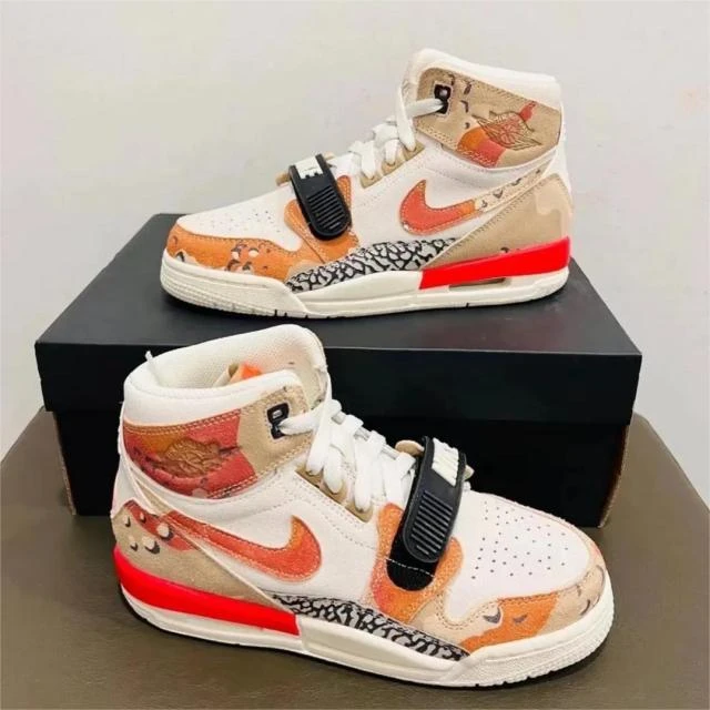 【断码清货】Nike/耐克Jordan防滑复古篮球鞋 GS沙漠迷彩AT4040-126