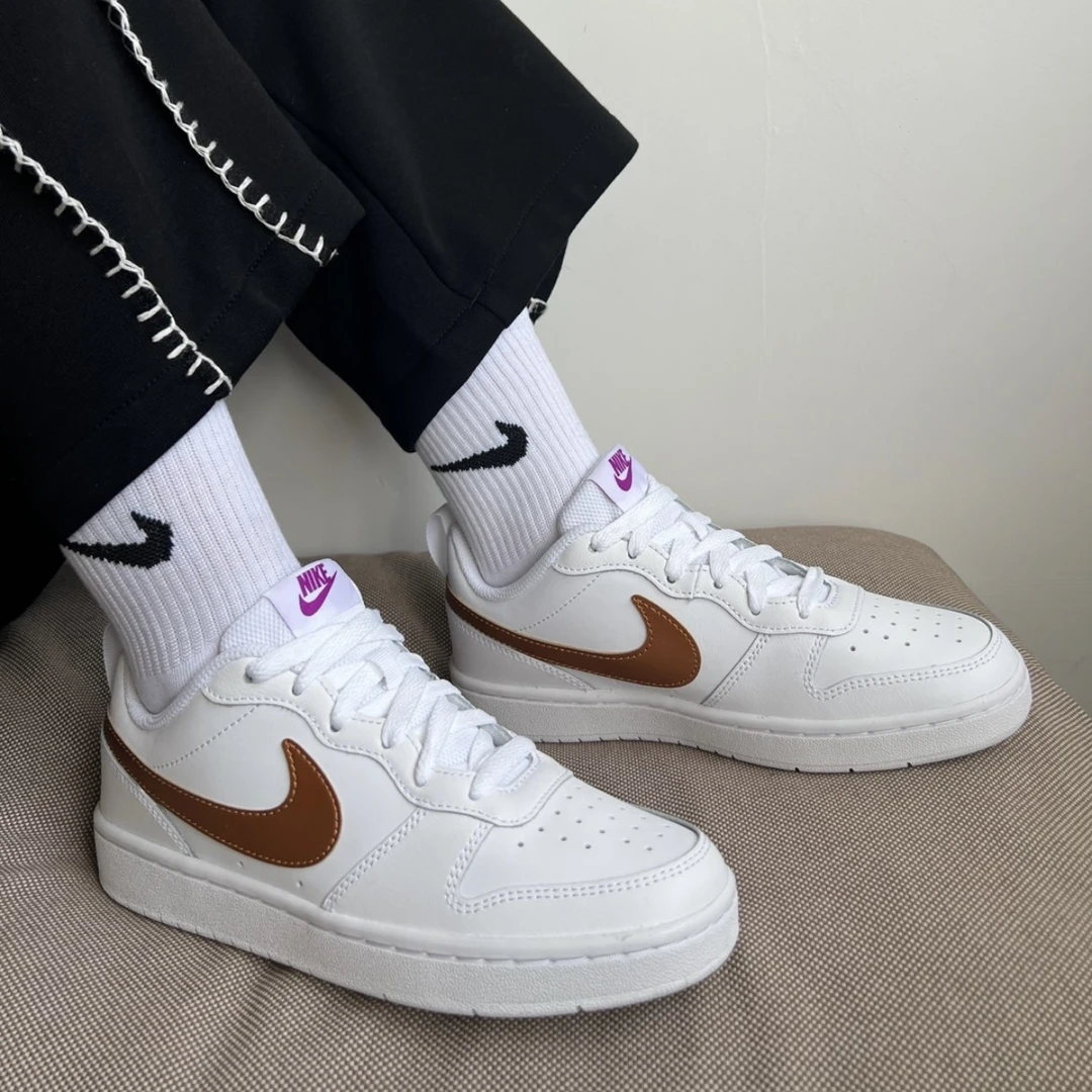 【断码清货】Nike/耐克 女款 Court Low GS低帮休闲板鞋DQ5979-100