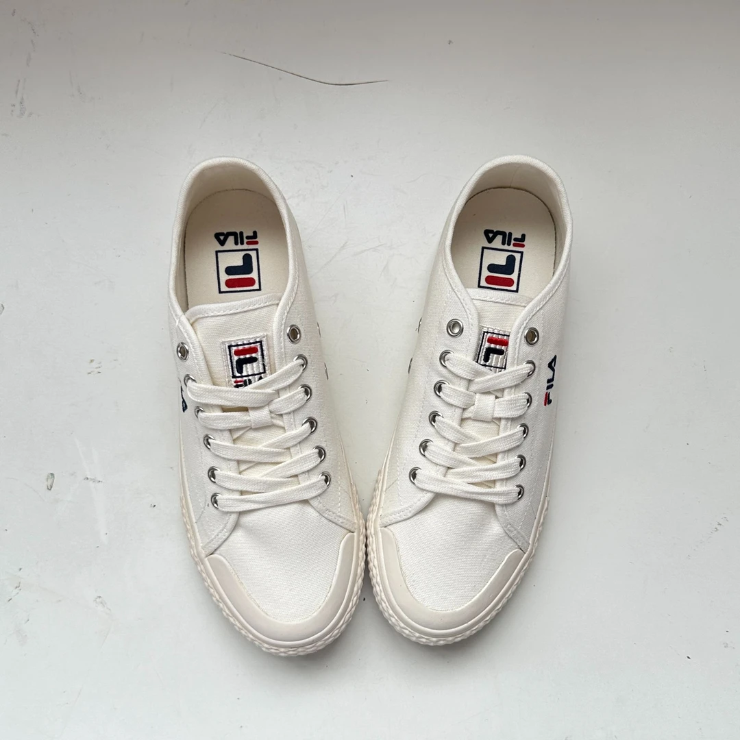 【断码清货】Fila/斐乐 男子板鞋夏季低帮运动休闲鞋FS1SIA1035XOWH