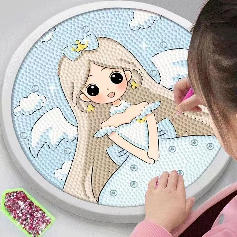 diy儿童创意品质幼儿园DIY水晶粘贴学生生日礼物钻石贴画儿童礼物