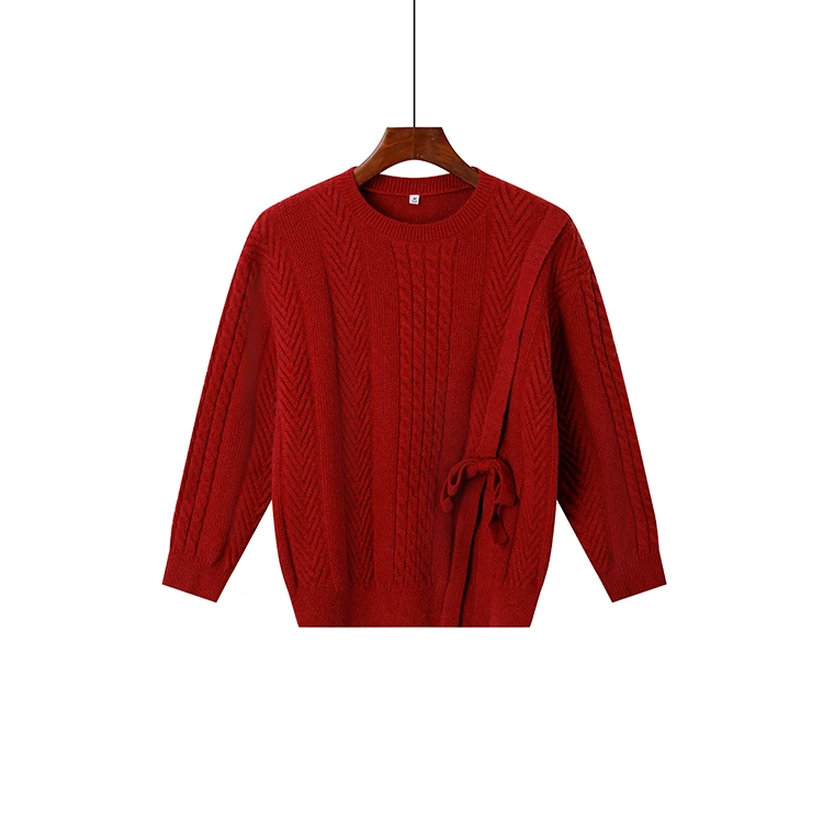 天天惠2024年新款合体圆领毛衫舒适百搭时尚冬季毛衣2402827