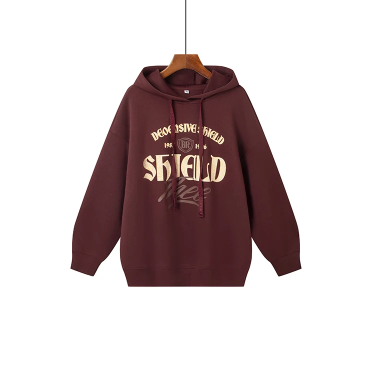 天天惠2024秋季新款微宽松连帽卫衣减龄青春活力2402613戴帽冬季