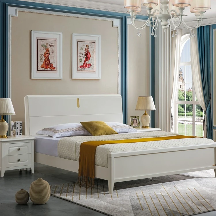 2078#静音实木床