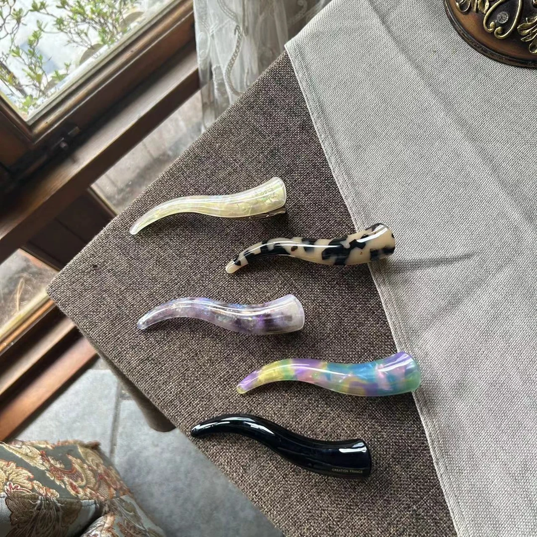 【现货】【CF醋酸】韩国新款发夹正品爆款减龄洋气边夹CF112