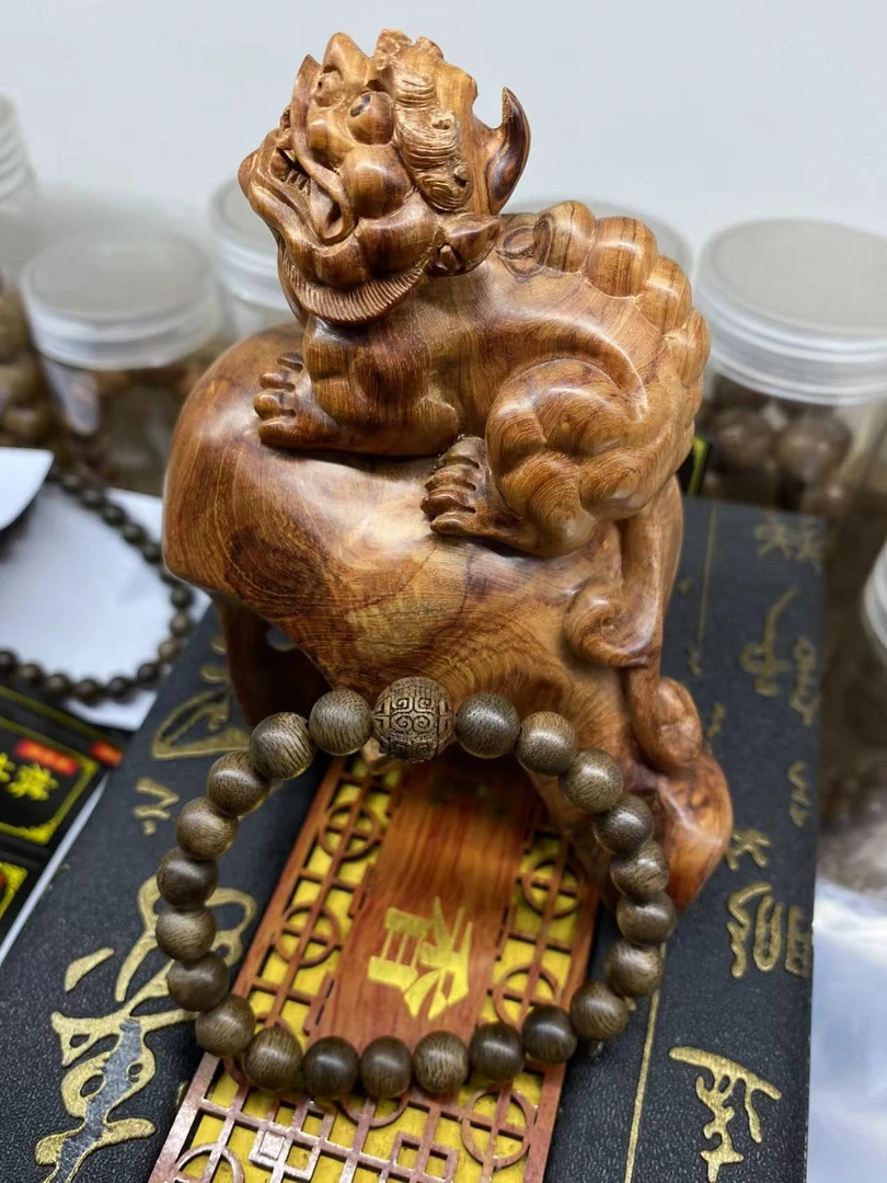 8mm单圈老白棋+保养勾丝材料天然精雕手工艺制品!