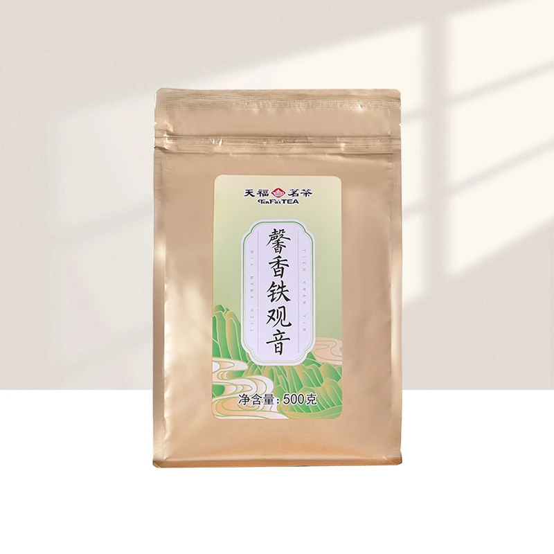 天福茗茶馨香铁观音 安溪乌龙茶清香型 春水秋香当季茶叶500g