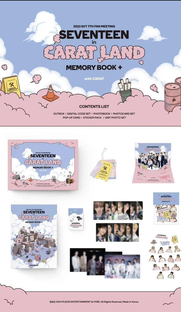 [国内现货]seventeen 23年 回忆录 周边