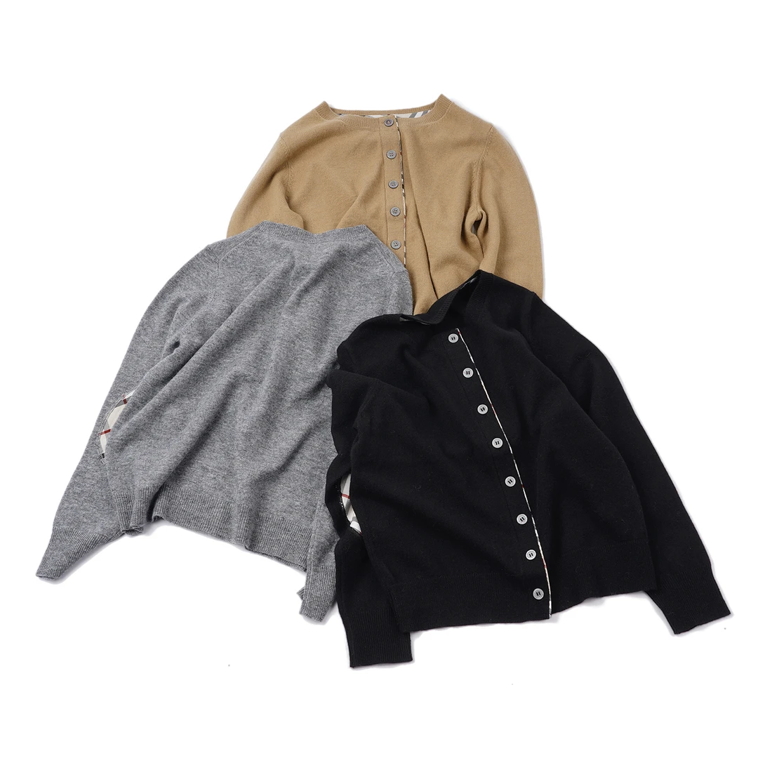 陶总【百搭宽松针织开衫】时尚休闲圆领针织长袖YS24MY929