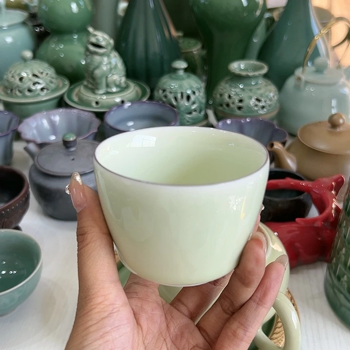 小米茶器龙泉青瓷