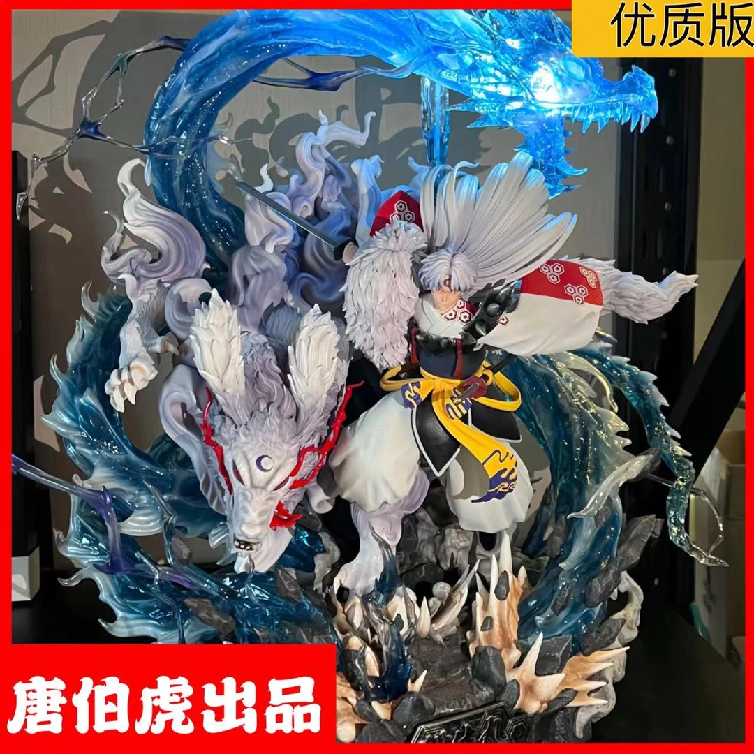 【唐伯虎】犬夜叉和则杀殿苍龙破杀生丸场景动漫手办雕像模型桌面