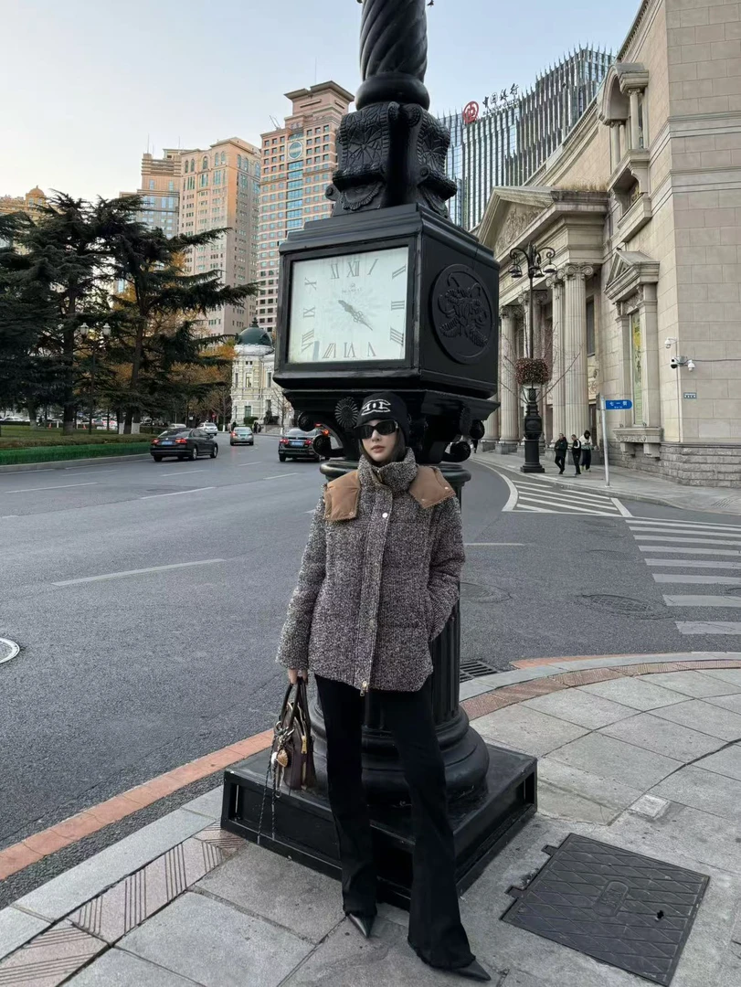 设计师厚款鹅鹅外套4WN108