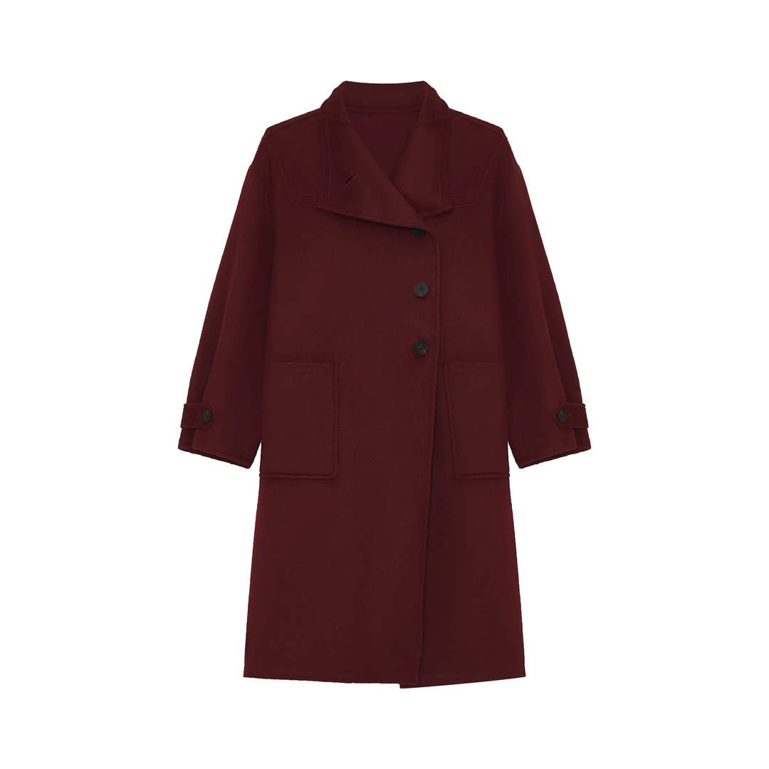 LEVIN LOVE 设计师款潮流羊毛大衣A002JKFY35