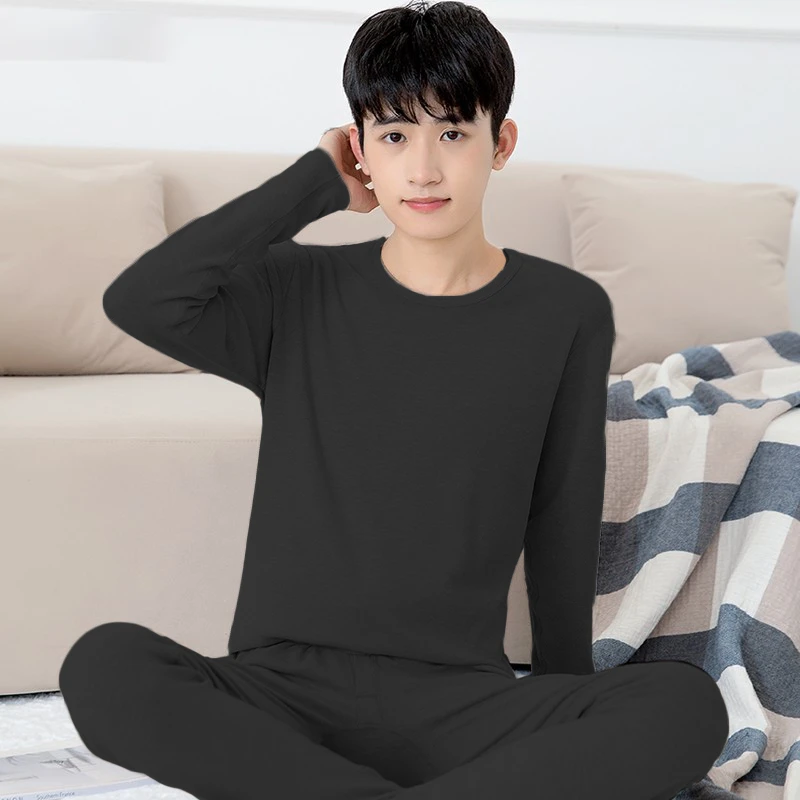 秋冬季2025新款秋衣裤秋裤棉毛衫青少年学生男士抗菌保暖内衣套装