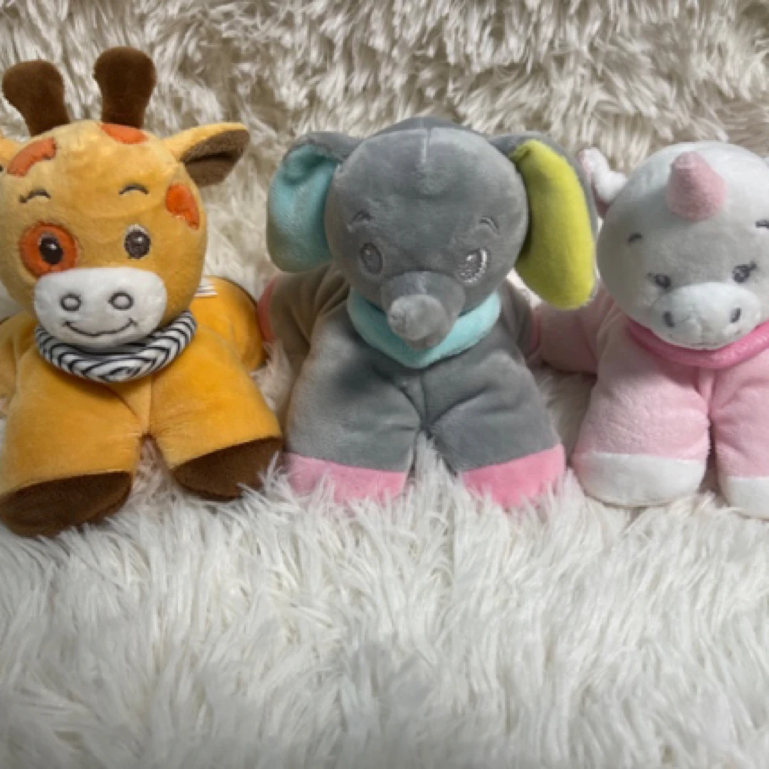 儿童安抚玩偶毛绒玩具音乐益智玩具