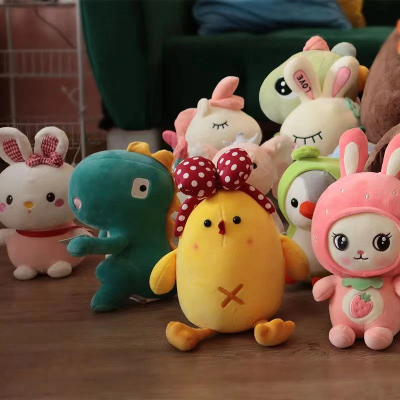 （）毛绒玩具婚庆抛洒娃娃机直播间选品勿乱拍(小号为主，价格不一）