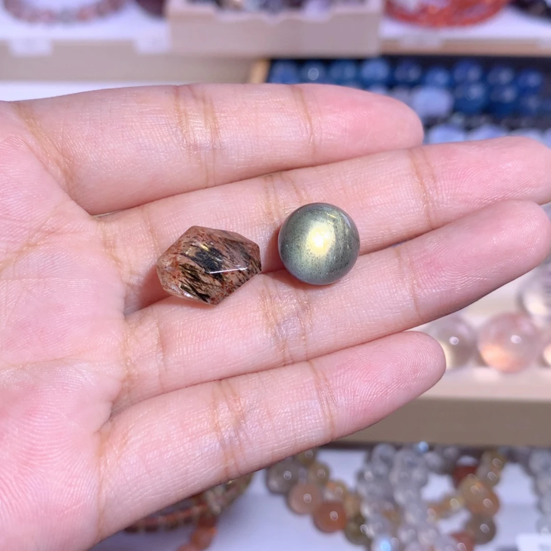 【闪购商品】长石珠宝半成品未镶嵌咚**ジ