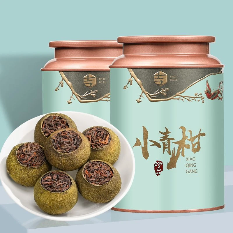 新会柑新茶新会小青柑正宗陈皮普洱果香熟茶浓香型小柑橘正品茶叶