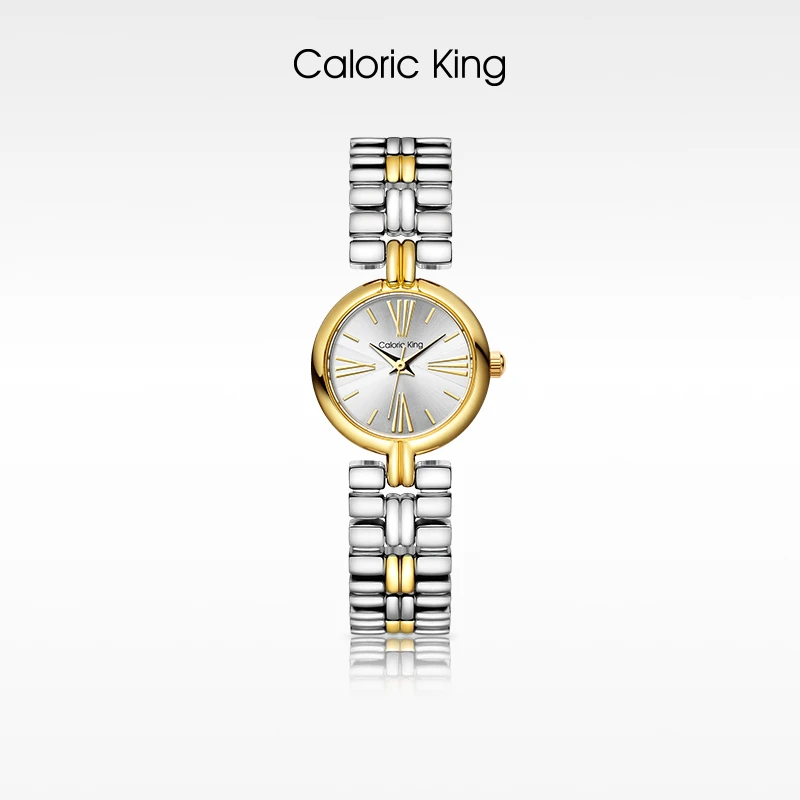 凯卡思Caloric King致简系列白月光手表设计感精钢表带女士