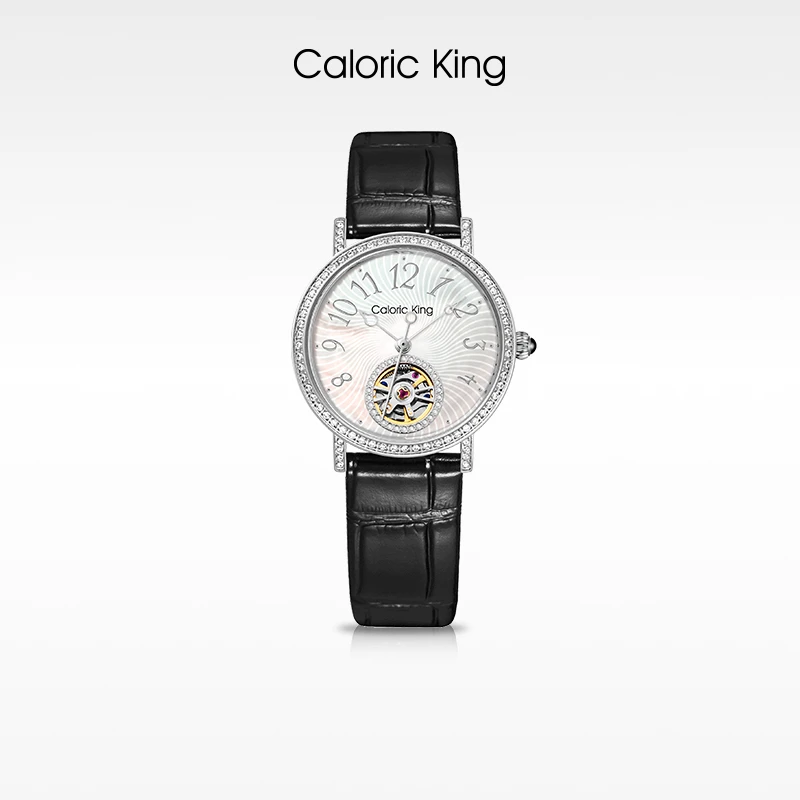 Caloric King星辰机械系列时尚气质百搭手表女款五金女孩