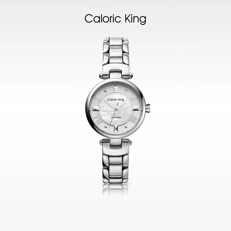 凯卡思Caloric King【致简】时尚风格钢带进口机芯女士腕表