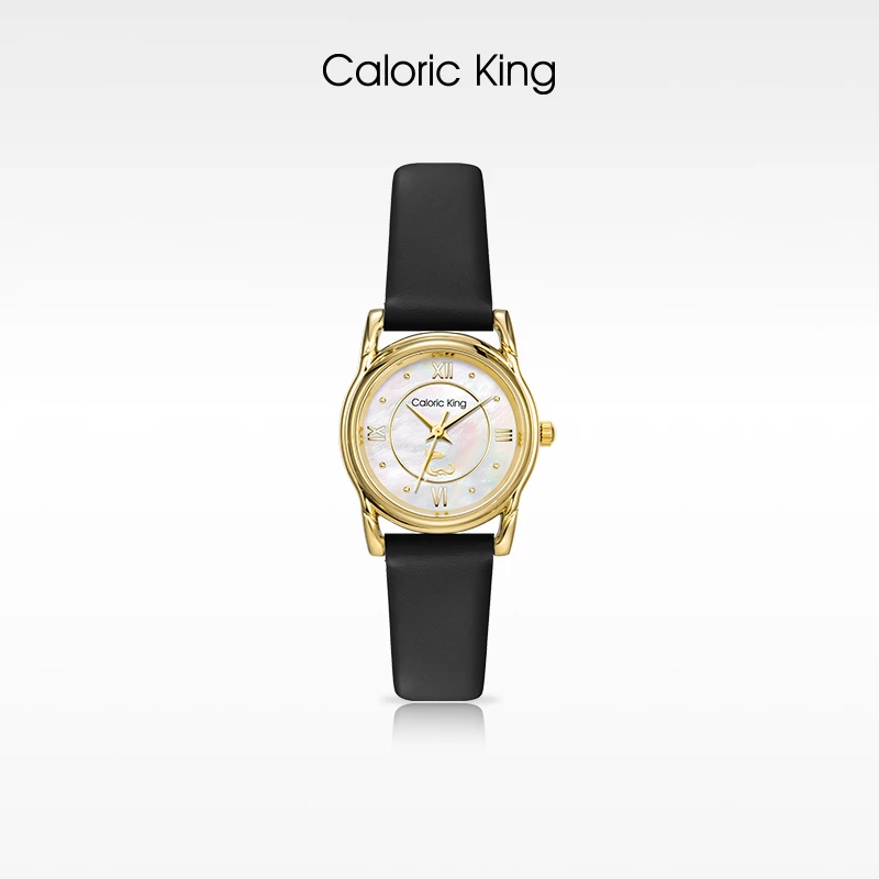 Caloric King【龙年限定】新春款百搭手表女款防水五金女孩