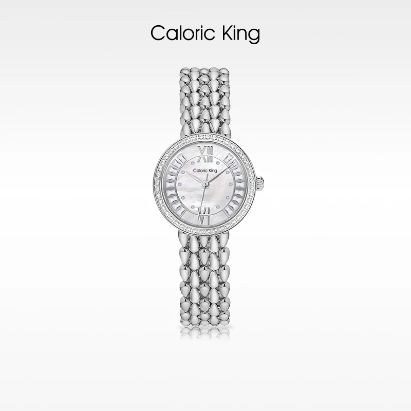 Caloric King 【韶光简奢】镶钻设计感大气优雅手表女款