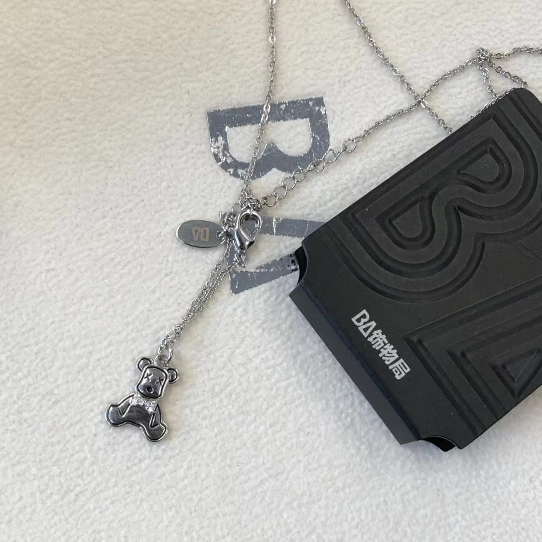 铜合金项链 小熊项链时尚 1039