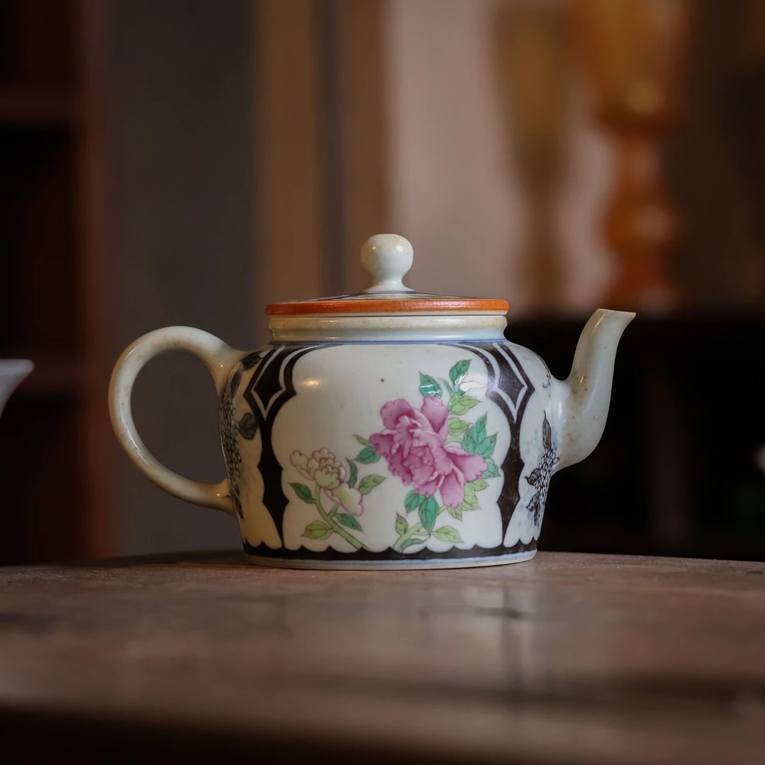 【直播专属】绣球花茶壶（霖溪0071）