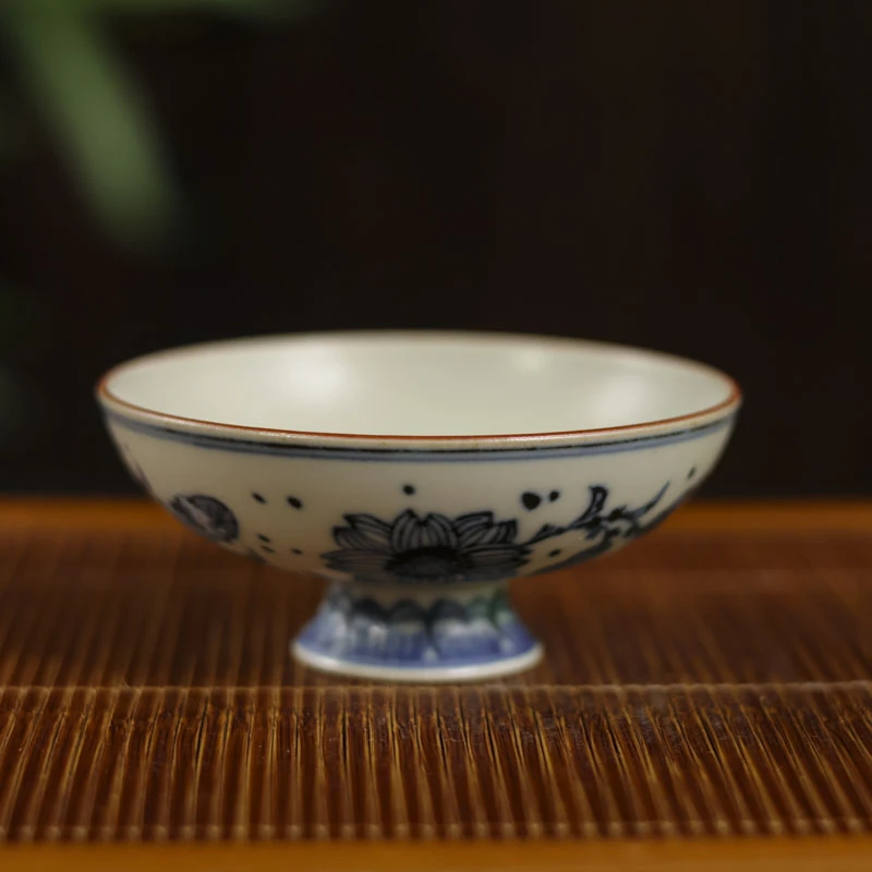 【直播专属】 缠枝野菊单杯65ml（新墨冉0161）